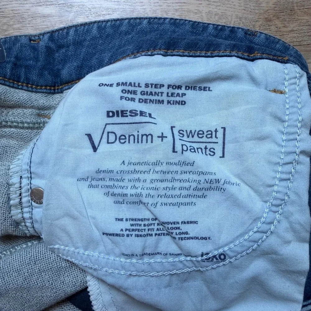 Diesel JoggJeans Womens W29 Blue D-Ollies-NE Slim Stretch Denim Light Wash 069JZ